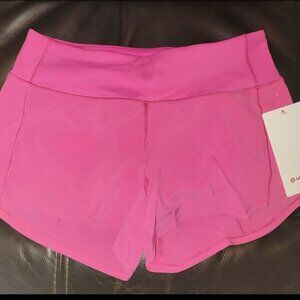 Lululemon speed up shorts 4" size 6 New with tags